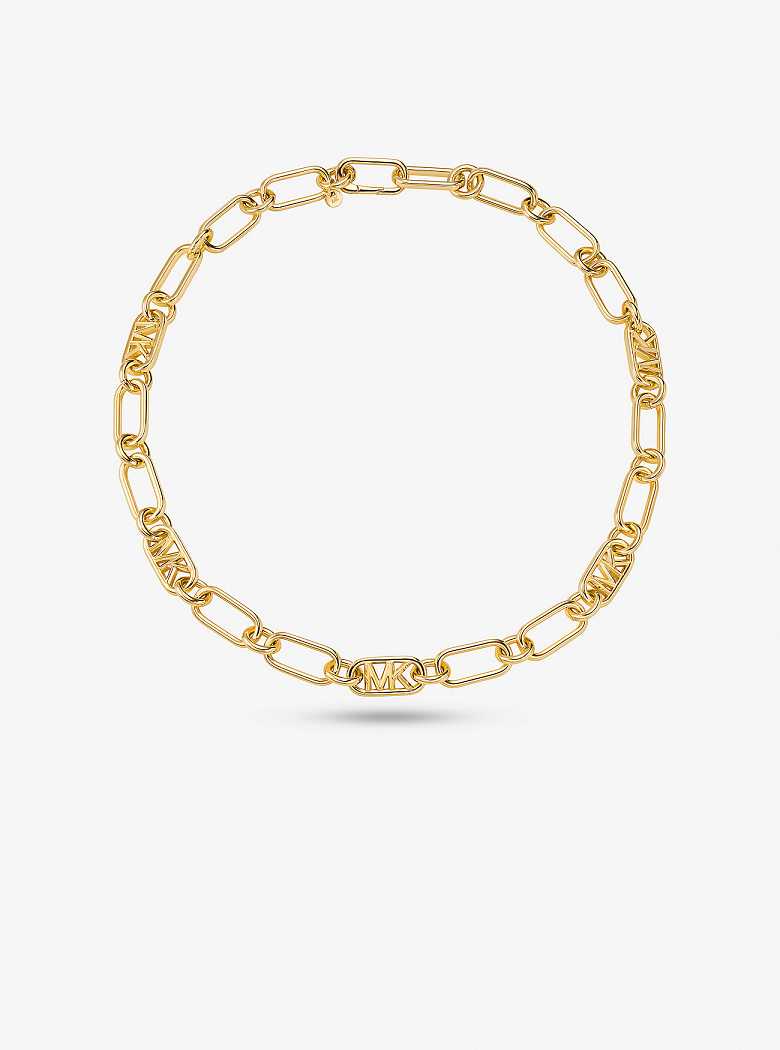 Michael Kors Precious Metal-Plated Brass Chain Link Gold | SN-MK27797