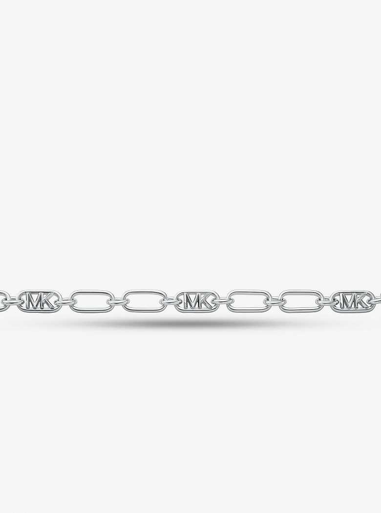 Michael Kors Precious Metal-Plated Brass Chain Link Silver | SN-MK27801