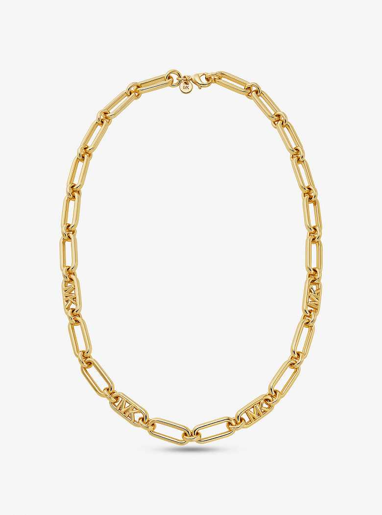 Michael Kors Precious Metal-Plated Brass Chain Link Gold | SN-MK27827