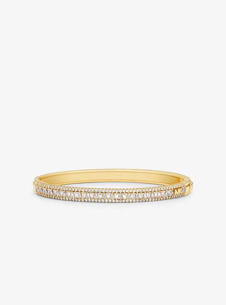 Michael Kors Precious Metal-Plated Sterling Silver Pavé Gold | SN-MK27736