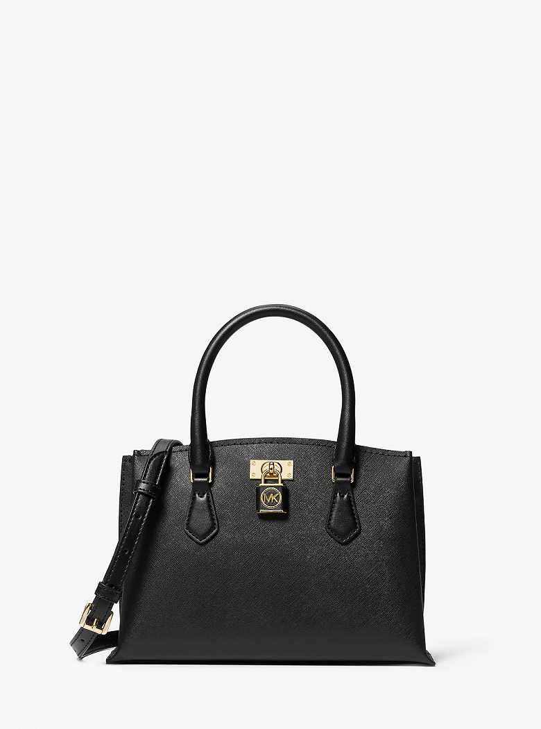 Michael Kors Ruby Small Saffiano Leather Black | SN-MK27380