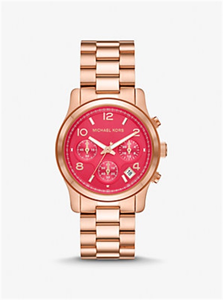 Michael Kors Runway Rose Gold-Tone Watch Rose Gold | SN-MK28394