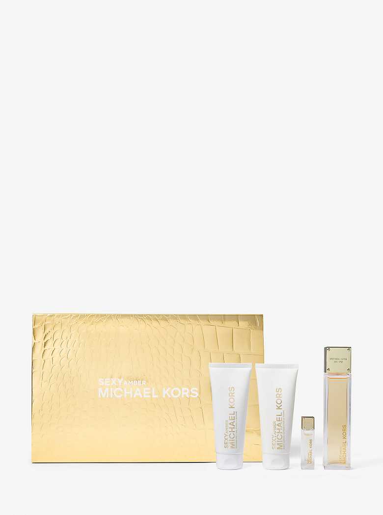 Michael Kors Sexy Amber 4-Piece Gift Set Rose Gold | SN-MK27918