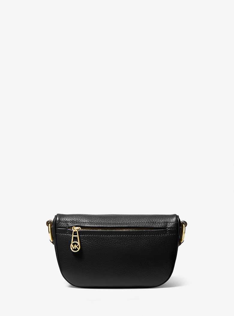 Michael Kors Slater Extra-Small Pebbled Leather Black | SN-MK27163