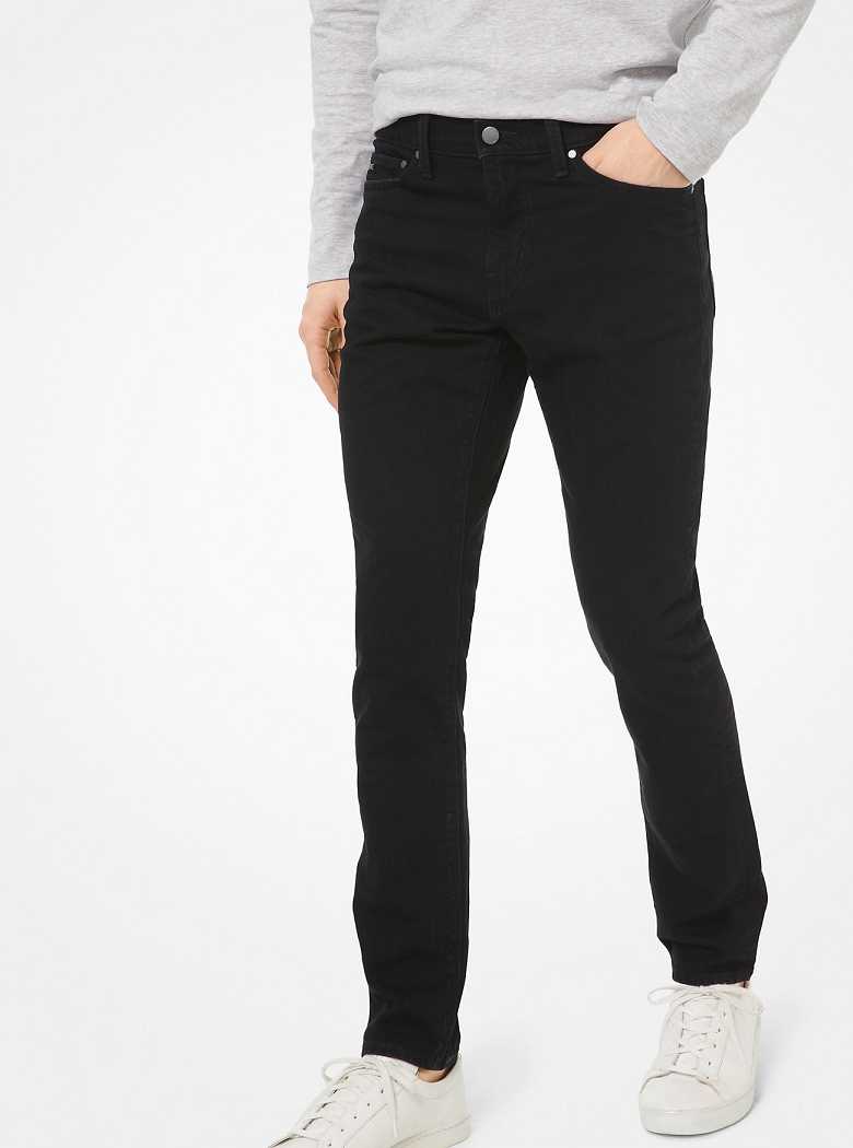 Michael Kors Slim-Fit Stretch-Cotton Black | SN-MK28021