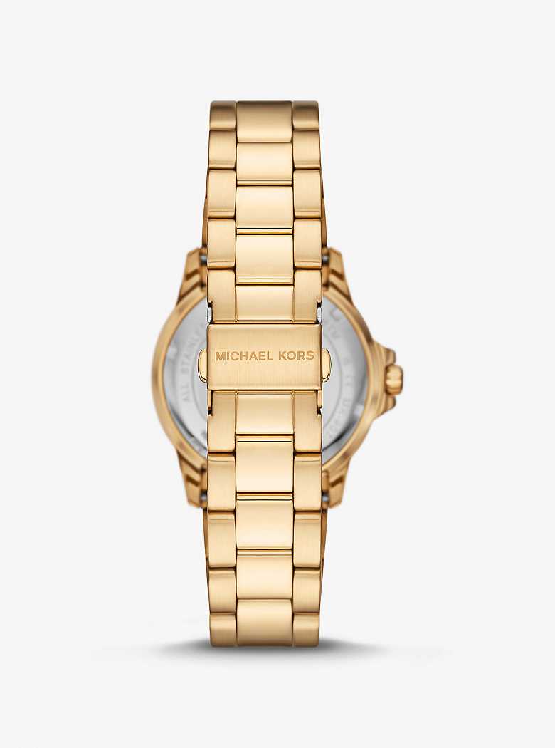 Michael Kors Slim Everest Gold-Tone Gold | SN-MK28262