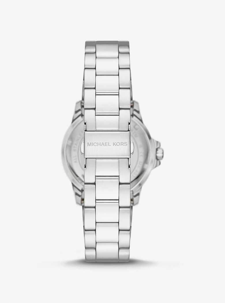 Michael Kors Slim Everest Silver-Tone Silver | SN-MK28266