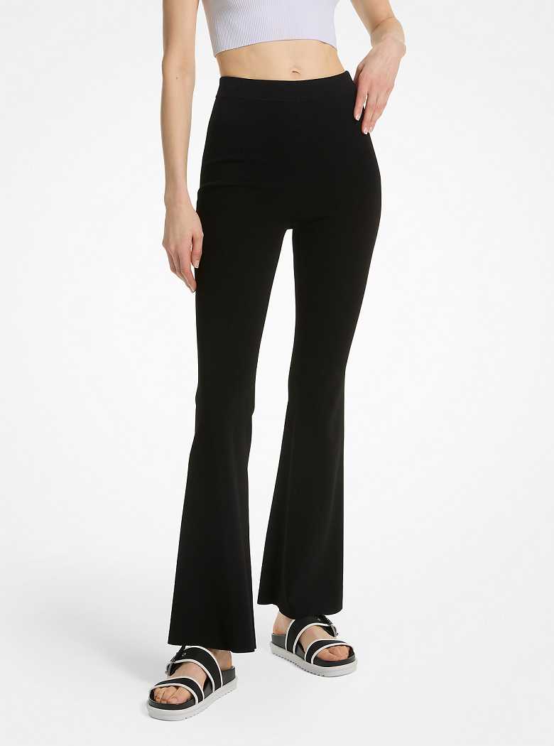 Michael Kors Stretch Knit Flared Black | SN-MK26536