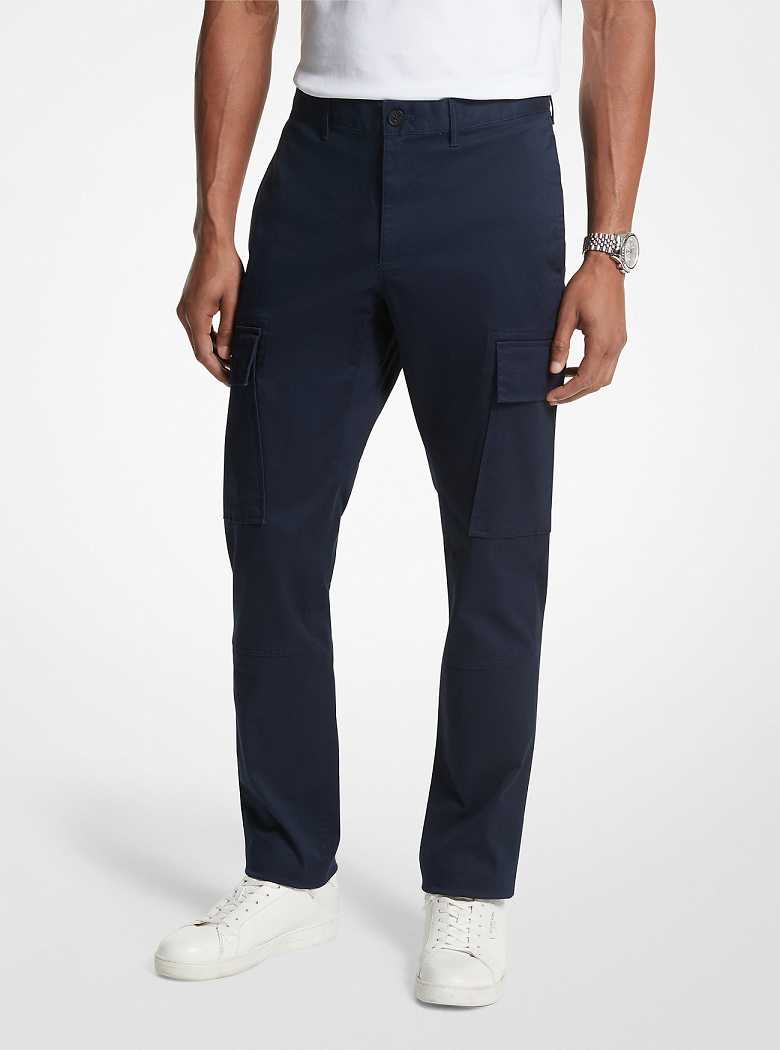 Michael Kors Stretch Organic Cotton Cargo Midnight | SN-MK28033