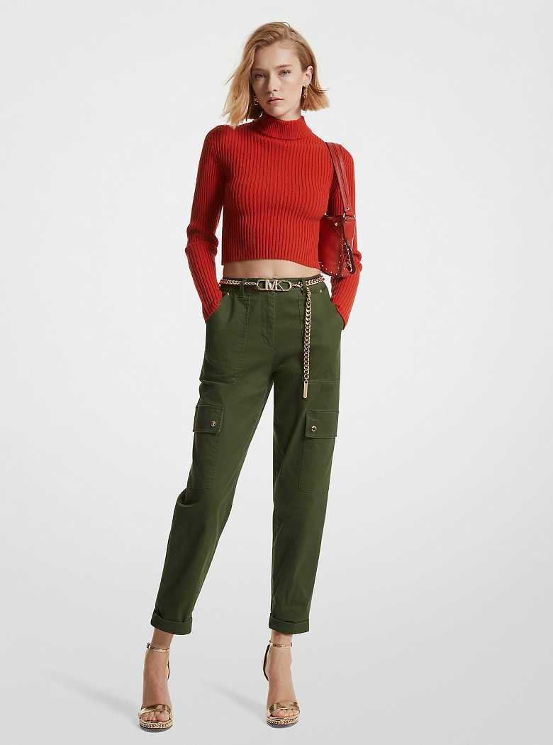 Michael Kors Stretch Organic Cotton Jade | SN-MK26551