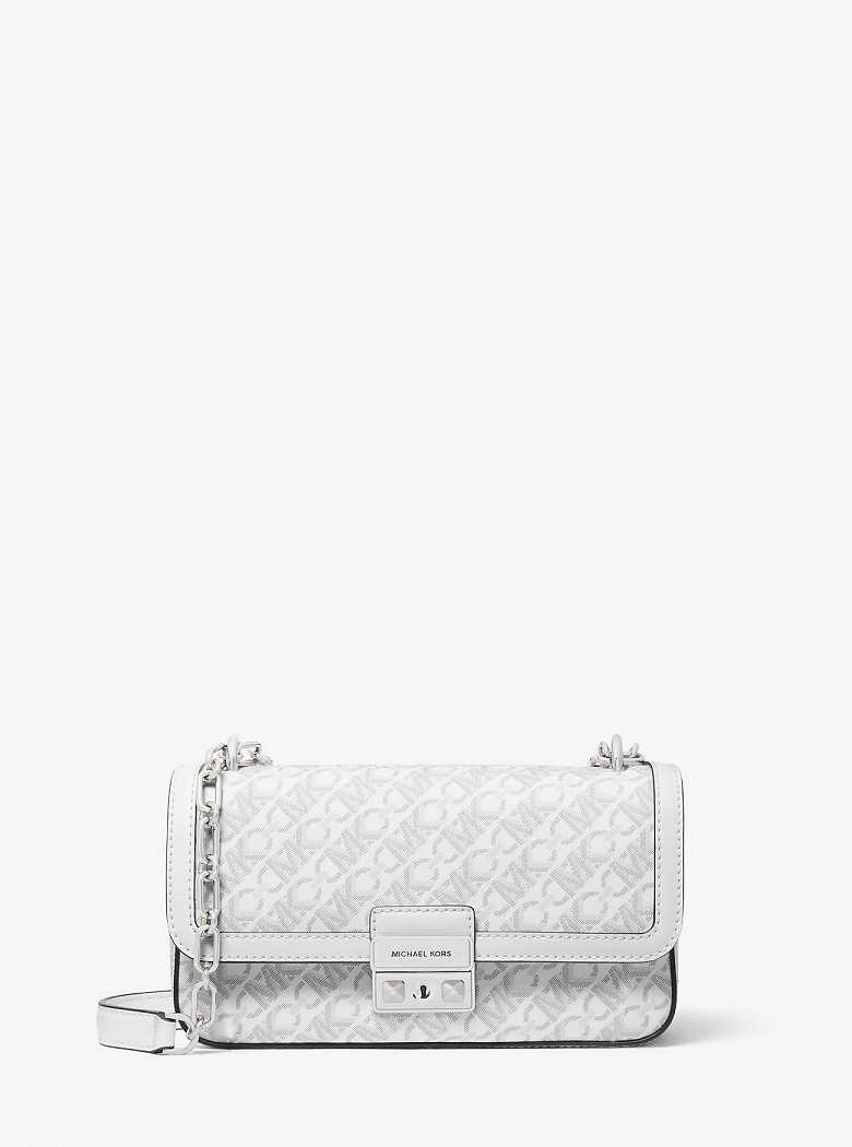 Michael Kors Tribeca Small Empire Signature Logo Opt/Allum | SN-MK27093