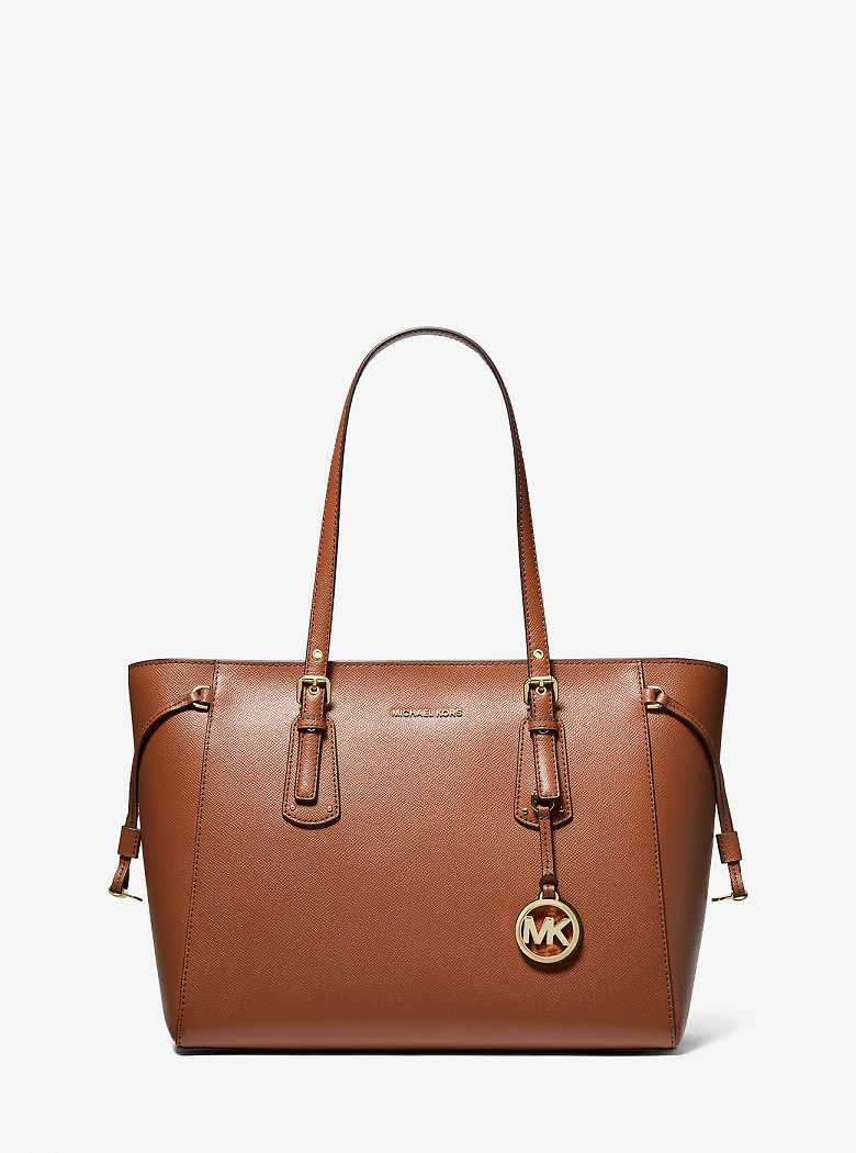 Michael Kors Voyager Medium Crossgrain Leather Luggage | SN-MK26886