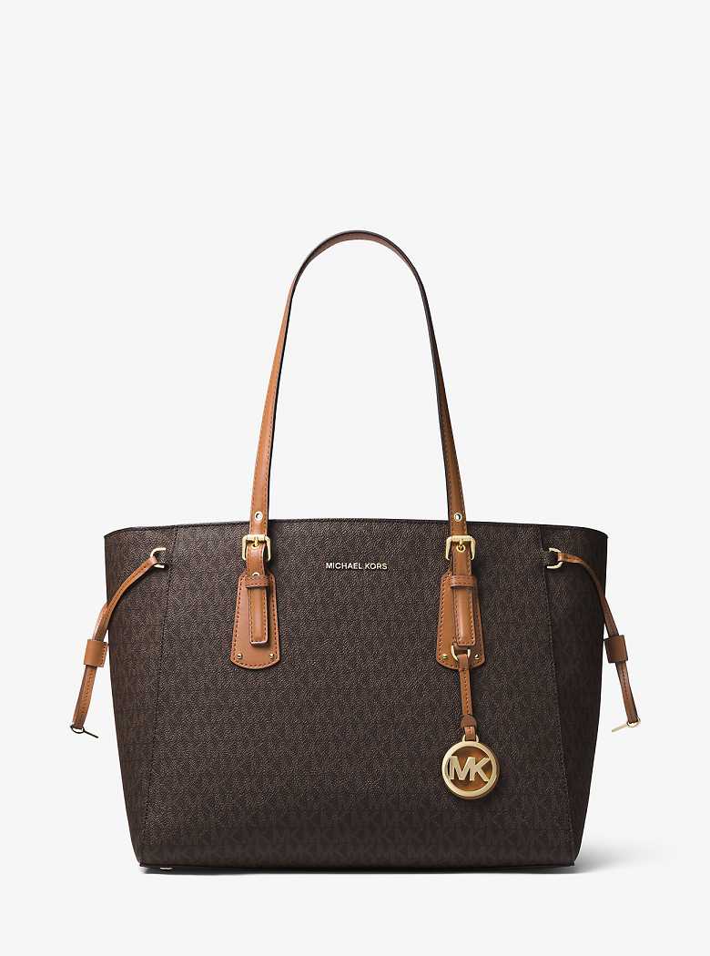 Michael Kors Voyager Medium Logo Brown | SN-MK26899